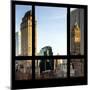 View from the Window - Central Park Buildings at Sunset-Philippe Hugonnard-Mounted Photographic Print