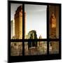 View from the Window - Central Park Buildings at Sunset-Philippe Hugonnard-Mounted Photographic Print