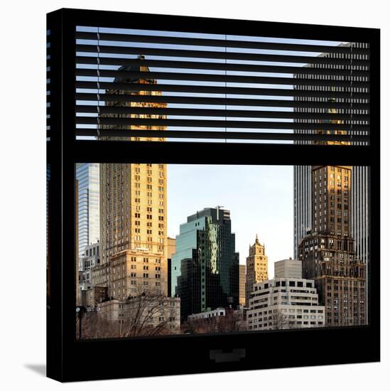 View from the Window - Central Park Buildings at Sunset-Philippe Hugonnard-Stretched Canvas