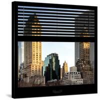 View from the Window - Central Park Buildings at Sunset-Philippe Hugonnard-Stretched Canvas