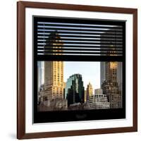 View from the Window - Central Park Buildings at Sunset-Philippe Hugonnard-Framed Photographic Print