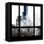 View from the Window - Central Park Buildings-Philippe Hugonnard-Framed Stretched Canvas