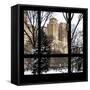 View from the Window - Central Park Buildings-Philippe Hugonnard-Framed Stretched Canvas
