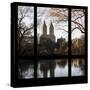 View from the Window - Central Park in Autumn-Philippe Hugonnard-Stretched Canvas