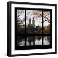 View from the Window - Central Park in Autumn-Philippe Hugonnard-Framed Photographic Print