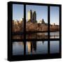 View from the Window - Central Park in Autumn-Philippe Hugonnard-Stretched Canvas