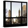 View from the Window - Central Park in Autumn-Philippe Hugonnard-Stretched Canvas