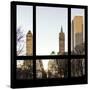 View from the Window - Central Park in Autumn-Philippe Hugonnard-Stretched Canvas