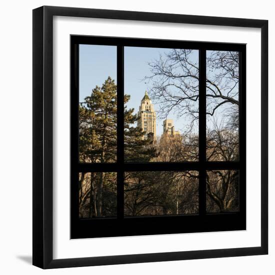 View from the Window - Central Park in Autumn-Philippe Hugonnard-Framed Photographic Print