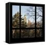 View from the Window - Central Park in Autumn-Philippe Hugonnard-Framed Stretched Canvas