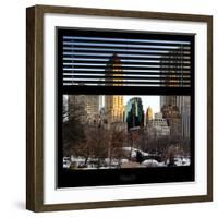 View from the Window - Central Park in Winter-Philippe Hugonnard-Framed Photographic Print