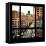 View from the Window - Chelsea Buildings - Manhattan-Philippe Hugonnard-Framed Stretched Canvas