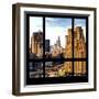 View from the Window - Chelsea Buildings - Manhattan-Philippe Hugonnard-Framed Photographic Print