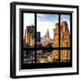 View from the Window - Chelsea Buildings - Manhattan-Philippe Hugonnard-Framed Photographic Print