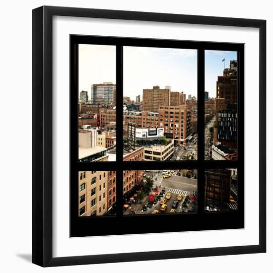 View from the Window - Chelsea Buildings - Manhattan-Philippe Hugonnard-Framed Photographic Print