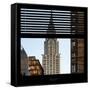 View from the Window - Chrysler Building-Philippe Hugonnard-Framed Stretched Canvas