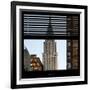 View from the Window - Chrysler Building-Philippe Hugonnard-Framed Photographic Print