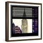 View from the Window - Chrysler Building-Philippe Hugonnard-Framed Photographic Print