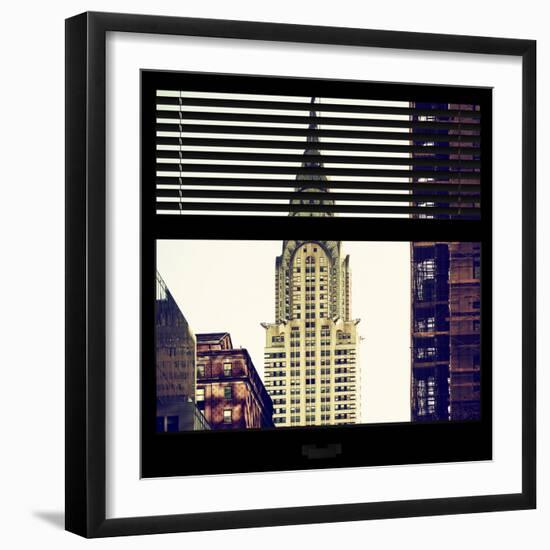 View from the Window - Chrysler Building-Philippe Hugonnard-Framed Photographic Print