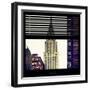 View from the Window - Chrysler Building-Philippe Hugonnard-Framed Photographic Print