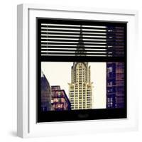 View from the Window - Chrysler Building-Philippe Hugonnard-Framed Photographic Print