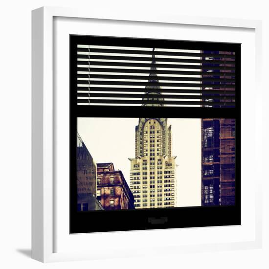 View from the Window - Chrysler Building-Philippe Hugonnard-Framed Photographic Print