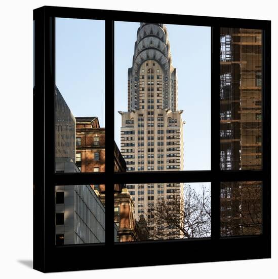 View from the Window - Chrysler Building-Philippe Hugonnard-Stretched Canvas