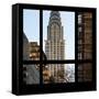 View from the Window - Chrysler Building-Philippe Hugonnard-Framed Stretched Canvas