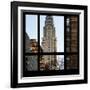 View from the Window - Chrysler Building-Philippe Hugonnard-Framed Photographic Print