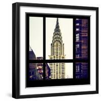 View from the Window - Chrysler Building-Philippe Hugonnard-Framed Photographic Print