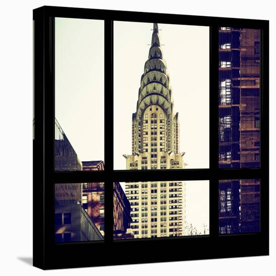 View from the Window - Chrysler Building-Philippe Hugonnard-Stretched Canvas