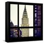 View from the Window - Chrysler Building-Philippe Hugonnard-Framed Stretched Canvas