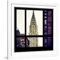View from the Window - Chrysler Building-Philippe Hugonnard-Framed Photographic Print