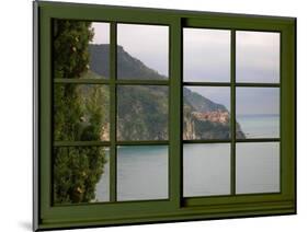 View from the Window Corniglia at Cinque Terre-Anna Siena-Mounted Giclee Print