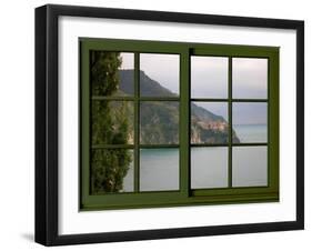 View from the Window Corniglia at Cinque Terre-Anna Siena-Framed Giclee Print