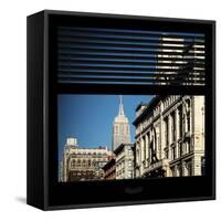 View from the Window - Downtown Buildings - NYC-Philippe Hugonnard-Framed Stretched Canvas