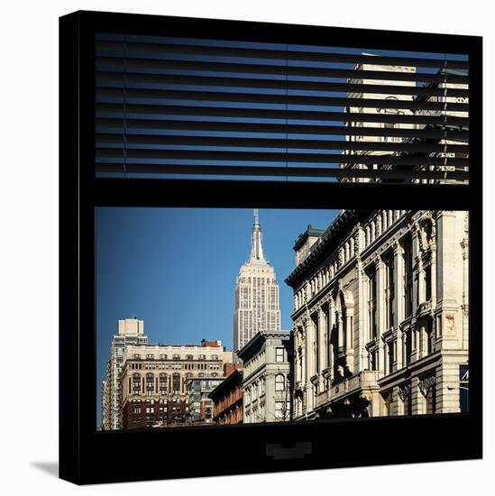 View from the Window - Downtown Buildings - NYC-Philippe Hugonnard-Stretched Canvas