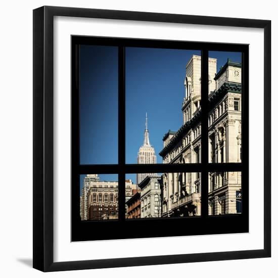 View from the Window - Downtown Buildings - NYC-Philippe Hugonnard-Framed Photographic Print