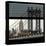 View from the Window - Empire State Building and Manhattan Bridge-Philippe Hugonnard-Stretched Canvas