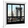 View from the Window - Empire State Building and Manhattan Bridge-Philippe Hugonnard-Framed Photographic Print