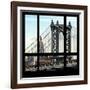 View from the Window - Empire State Building and Manhattan Bridge-Philippe Hugonnard-Framed Photographic Print