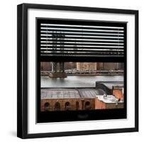 View from the Window - Empire State Building and Manhattan Bridge-Philippe Hugonnard-Framed Photographic Print