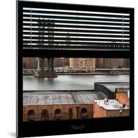 View from the Window - Empire State Building and Manhattan Bridge-Philippe Hugonnard-Mounted Photographic Print