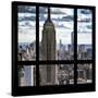 View from the Window - Empire State Building and One World Trade Center-Philippe Hugonnard-Stretched Canvas