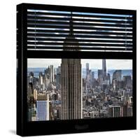 View from the Window - Empire State Building and One World Trade Center-Philippe Hugonnard-Stretched Canvas