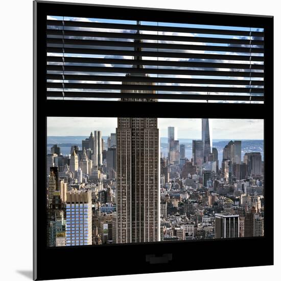 View from the Window - Empire State Building and One World Trade Center-Philippe Hugonnard-Mounted Photographic Print