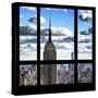 View from the Window - Empire State Building and One World Trade Center-Philippe Hugonnard-Stretched Canvas