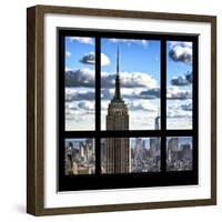 View from the Window - Empire State Building and One World Trade Center-Philippe Hugonnard-Framed Photographic Print