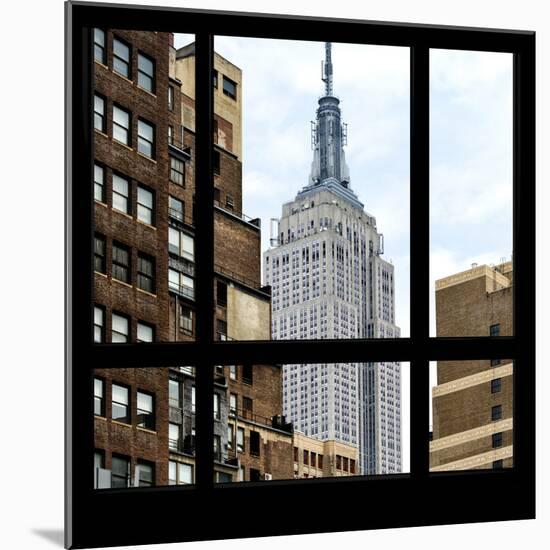 View from the Window - Empire State Building-Philippe Hugonnard-Mounted Photographic Print