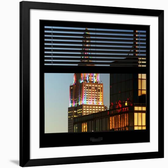 View from the Window - Empire State Building-Philippe Hugonnard-Framed Photographic Print